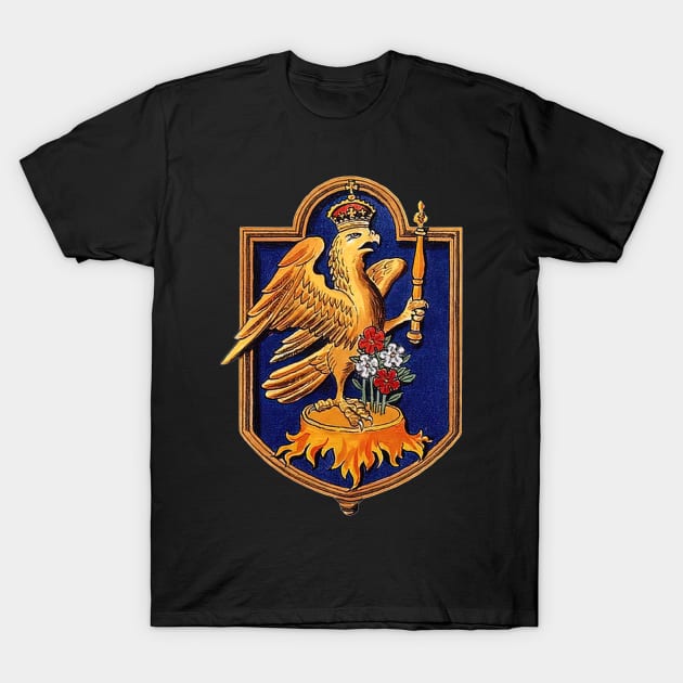 Anne Boleyn Royal Falcoln Badge T-Shirt by Pixelchicken